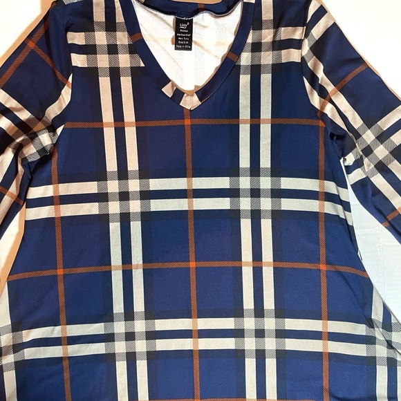 Lildy Tunic Top Women Long Sleeve Block Casual Swing Loose Fit Top Small-Medium - Picture 5 of 15